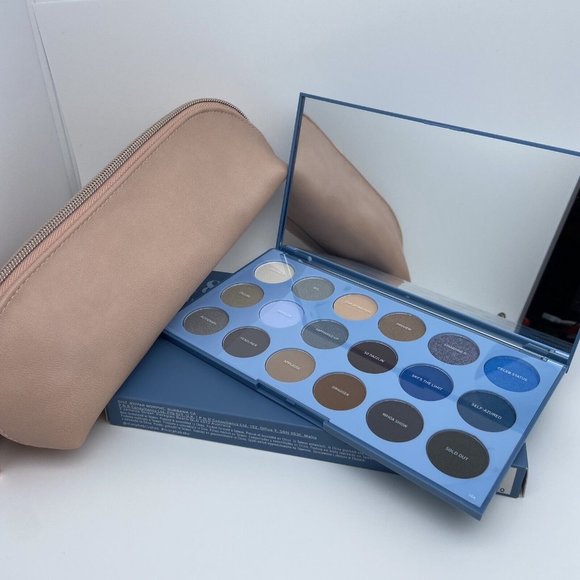 Morphe 18A‎ Blue Ya Away Eyeshadow Artistry Palette w/ Free Morphe Makeup Bag - Picture 4 of 16